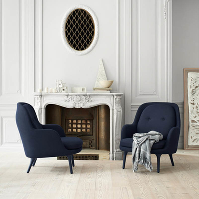 China Muebles escandinavos del lujo del estilo del sillón de la fibra de vidrio de Fritz Hansen Fri proveedor