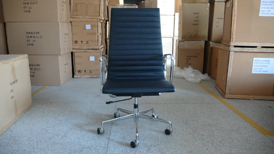 China Silla ergonómica de la alta oficina trasera del metal, silla de eslabón giratorio de la oficina del tamaño estándar proveedor