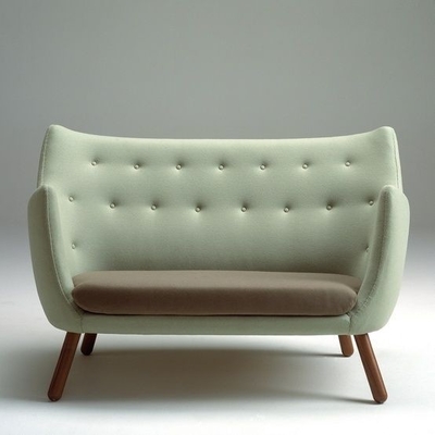 China El sofá de Finn Juhl Poeten de los asientos de Chesterfield 3, tela tapizó el sofá cama moderno proveedor