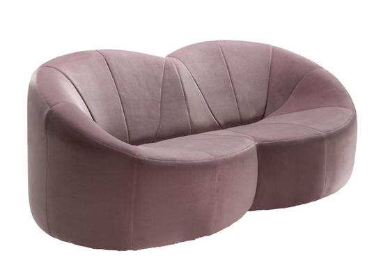 China El sofá clásico moderno de la calabaza de la tela fijó 2 Seater coloridos para la sala de estar proveedor