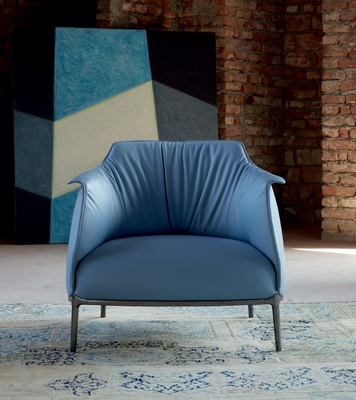 China Silla de cuero de la sala de estar seccional clásica moderna del sofá del diseño del hotel sola proveedor