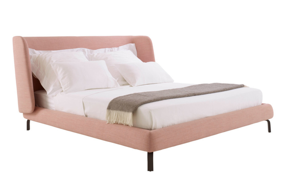 China Muebles tapizados modernos del dormitorio de la tela de la cama del marco de la cama gigante para el hotel proveedor