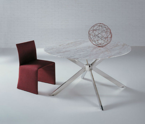 China Mesa redonda de cristal moderada del acero inoxidable, mesa redonda de la sala de estar clara proveedor