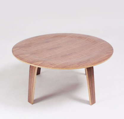 China Nuez moldeada madera contrachapada moldeada de la mesa de centro de la madera contrachapada alrededor de 87 * 87 * 42cm proveedor