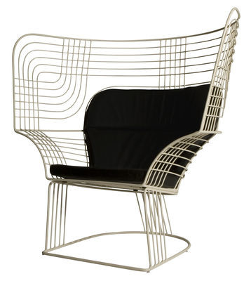 China Muebles al aire libre del sillón del vínculo de la sala de exposición con el diseño de acero barnizado de Tom Dixon proveedor