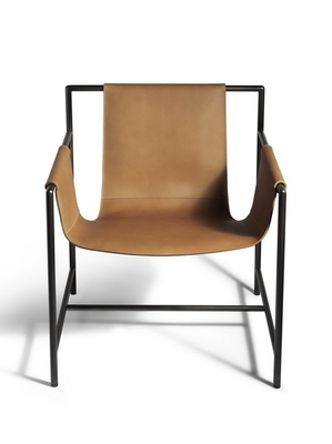 China Material de cuero bronceado silla fácil los 50*48*73cm del brazo de la fibra de vidrio del corazón de Ming proveedor