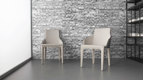 China Ola de la idea de la innovación que cena la silla/la silla hermosa de la pierna de madera de Italia proveedor