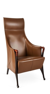 China Silla de ala multi del cuero de Progetti de la densidad, madera sólida que cena sillas proveedor