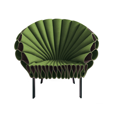 China La silla contemporánea moderna del pavo real por Dror para el cappellini en tela y el cuero con el marco metálico acaban proveedor