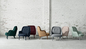 Muebles escandinavos del lujo del estilo del sillón de la fibra de vidrio de Fritz Hansen Fri proveedor