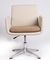 Silla ajustable de la oficina ejecutiva del artículo de la seguridad, silla de eslabón giratorio blanca de la tela proveedor