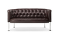 Asientos tapizados modernos del sofá 3 de Haussmann del hogar con el brazo cómodo proveedor