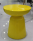 Pequeño SGS adaptable interior de Arcylic de la mesa de centro redonda amarilla del metal proveedor