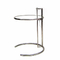 Altura ajustable simple inoxidable del marco de acero de las mesas laterales de cristal grises de Eileen proveedor