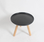 La mesa de centro redonda de Normann Copenhague, Metal la mesa de centro simple con las piernas de madera proveedor