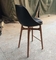 El taburete de bar a solas de la reproducción de la pierna de espalda de madera sólida, SGS tapizó sillas del taburete de bar proveedor