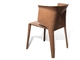 Fibra de vidrio de lujo de ANASTASIA que cena la silla cubierta con el cuero 1/8&quot; densamente proveedor