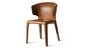 Completamente silla del abrigo de la cáscara del cuero de la tapicería, silla moderna para la sala de estar proveedor