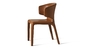 Completamente silla del abrigo de la cáscara del cuero de la tapicería, silla moderna para la sala de estar proveedor