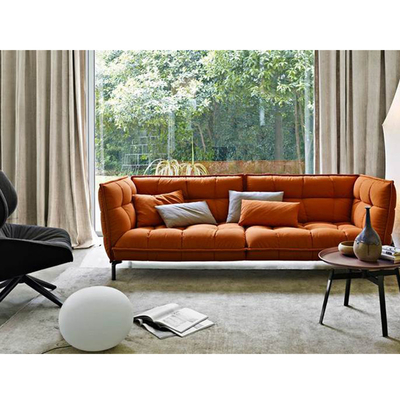 China Muebles copetudos de la sala de estar del sofá de la tela de la cáscara grande con los apoyabrazos del amortiguador proveedor