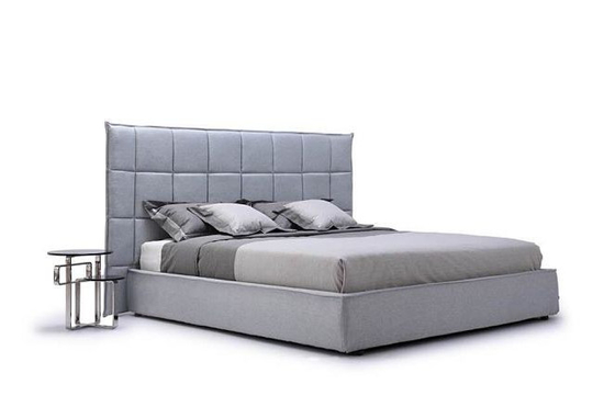 China Color modificado para requisitos particulares muebles tapizado moderno del sitio de la tela de la cama del estilo italiano proveedor