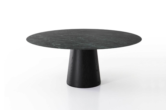 China Diseño simple del SGS de la teca de la tabla de los muebles redondos de madera superiores de mármol del sitio 60 kilogramos proveedor
