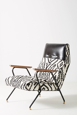 China Maura imprimió el sillón de la fibra de vidrio de Quentin con el reposacabezas de cuero proveedor