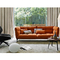 Muebles copetudos de la sala de estar del sofá de la tela de la cáscara grande con los apoyabrazos del amortiguador proveedor