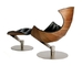 Diseño moderno del ocio del cuero de la silla del brazo de la fibra de vidrio de la langosta de Hjellegjerde proveedor