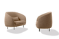 Marco suave de madera sólida de la función multi de los asientos del sofá 3 de la tapicería de la tela de Fredericia de los hai kai proveedor