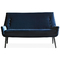 Sofá azul marino de la tapicería de la tela, estilo moderno del europeo del sofá de la tela proveedor