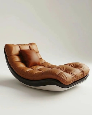 Moderno retro sola silla reclinable Sofá de estar Muebles para el hogar Uso de dormitorio estudio Gran apartamento Villa sala de estar informal proveedor