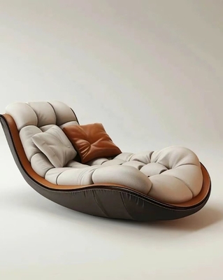 Moderno retro sola silla reclinable Sofá de estar Muebles para el hogar Uso de dormitorio estudio Gran apartamento Villa sala de estar informal proveedor